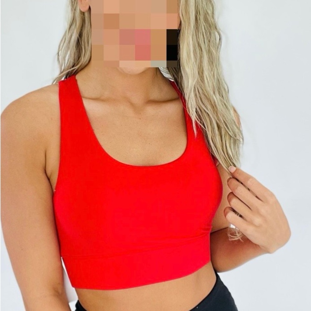Zenana Outfitters Bold Red Sports Bra